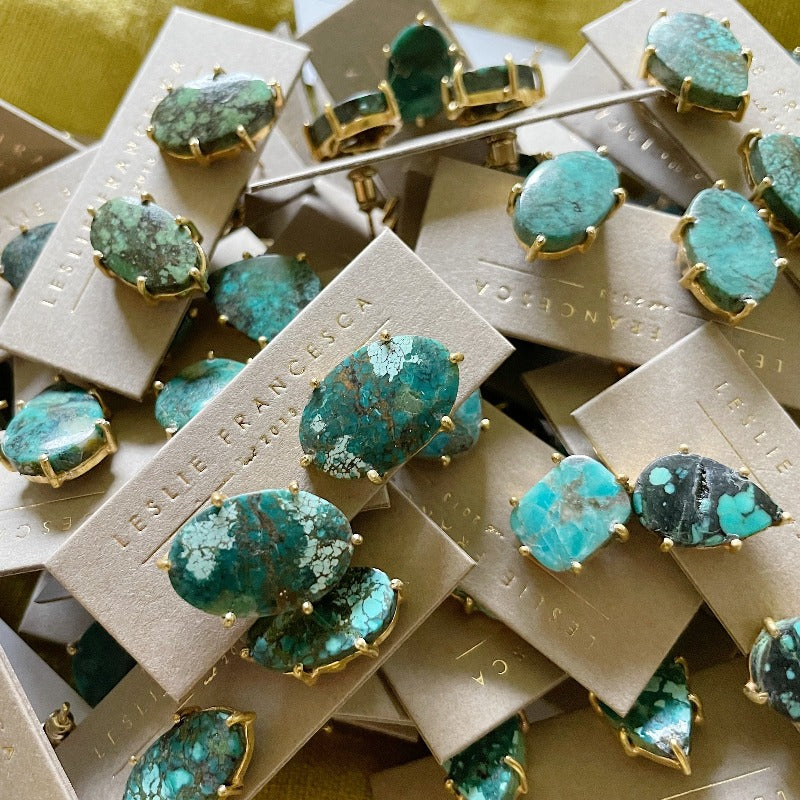 Turquoise Multi Prong Studs