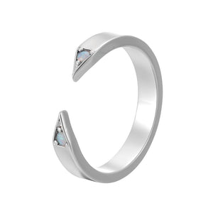 Opal Point Cuff Rings