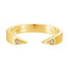 Opal Point Cuff Rings