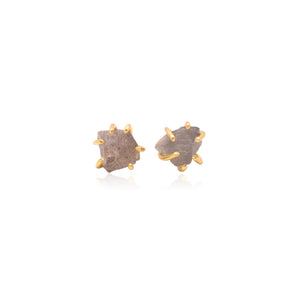 Raw Crystal Studs