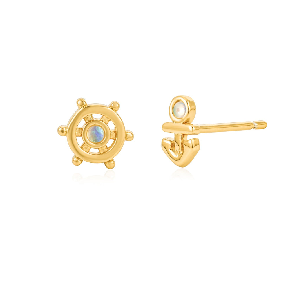 Ahoy Opal studs