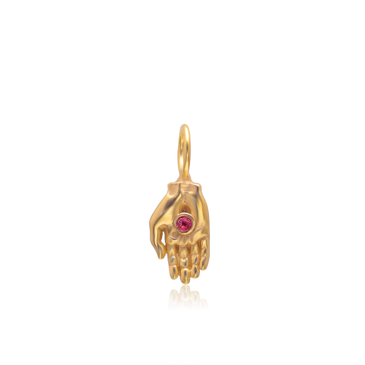 Gem Hamsa pendant
