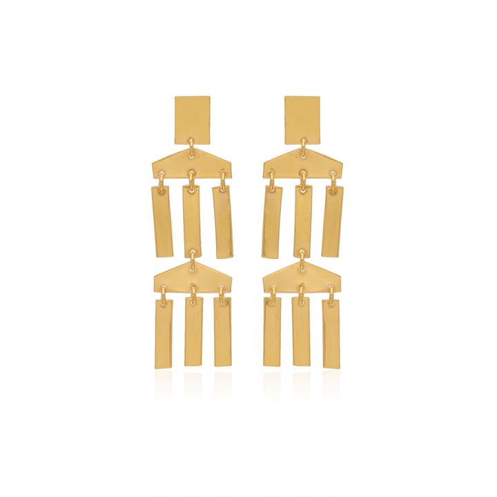 Chandelier Gold Earrings