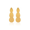 Gold Tear Drop Cascade Earrings