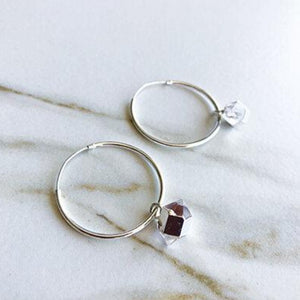 Herkimer Diamond Hoops