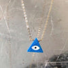 Pyramid Opal Eye Necklace