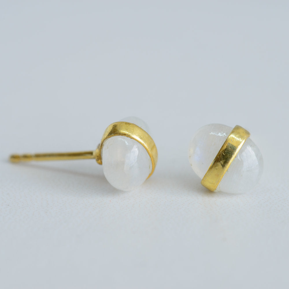 Pebble Gem Studs