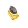 Solar Rutile Quartz Cuff Rings