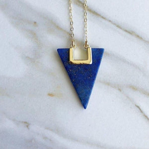 Triangle Geometric Necklace