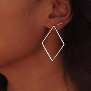 Opal Studded Diamond Earrings