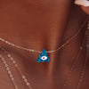 Pyramid Opal Eye Necklace