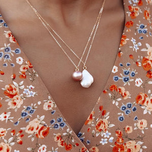 Keshi Baroque Pearl Necklace