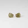 Tourmaline Leaf Studs Green