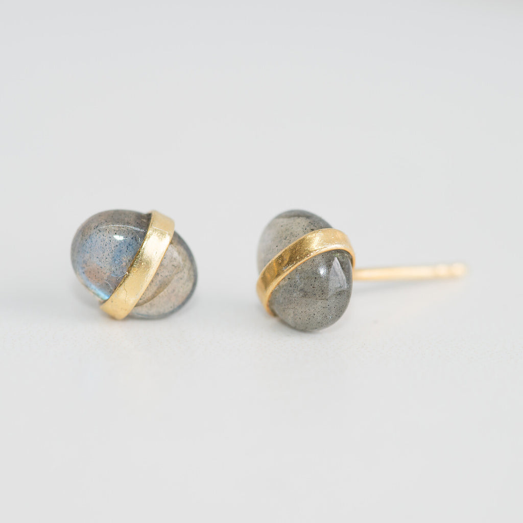 Pebble Gem Studs