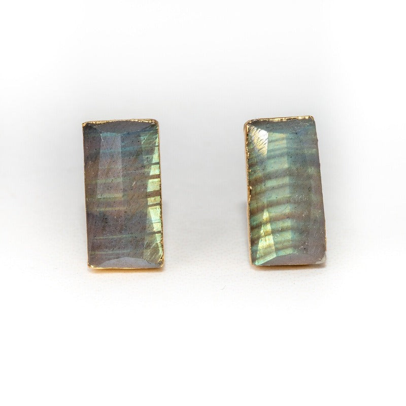 Labradorite Studs