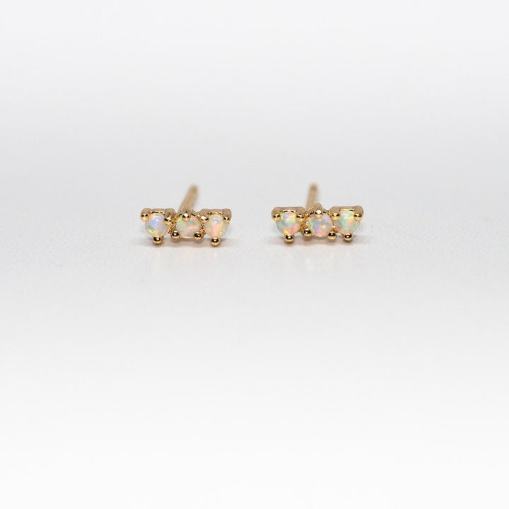 Triple Pave Studs