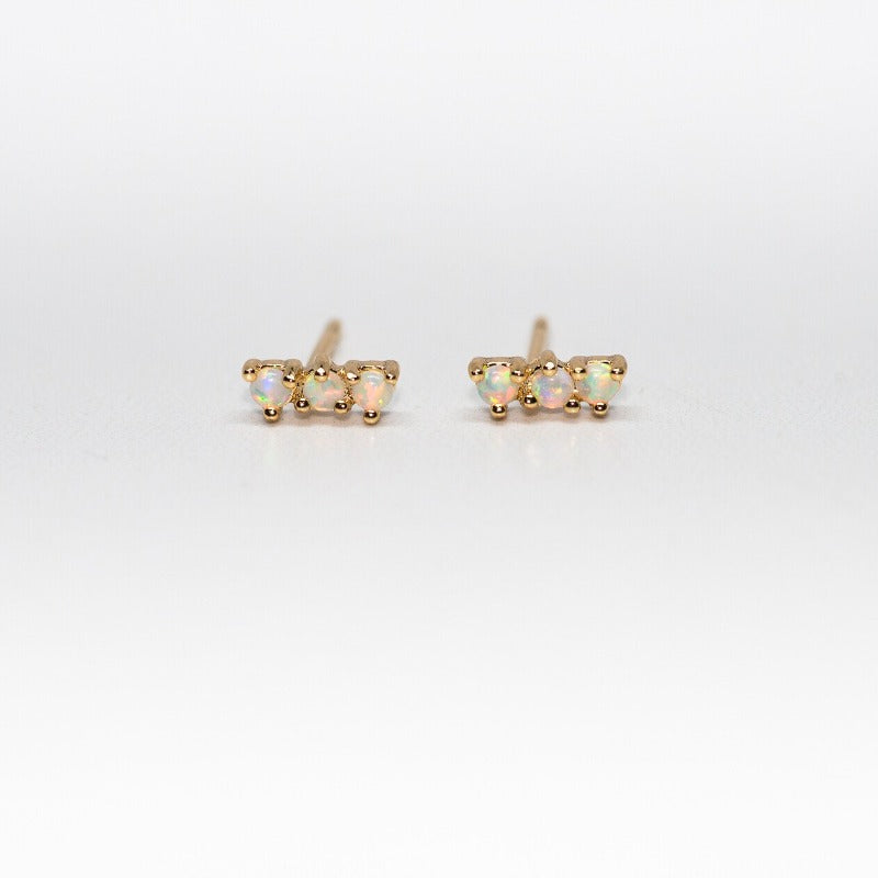 Triple Pave Studs