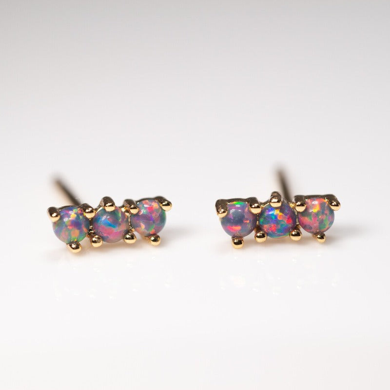 Triple Pave Studs