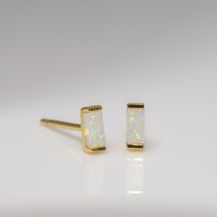 Mini Opal Bar Studs