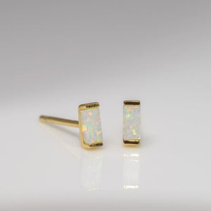 Mini Opal Bar Studs