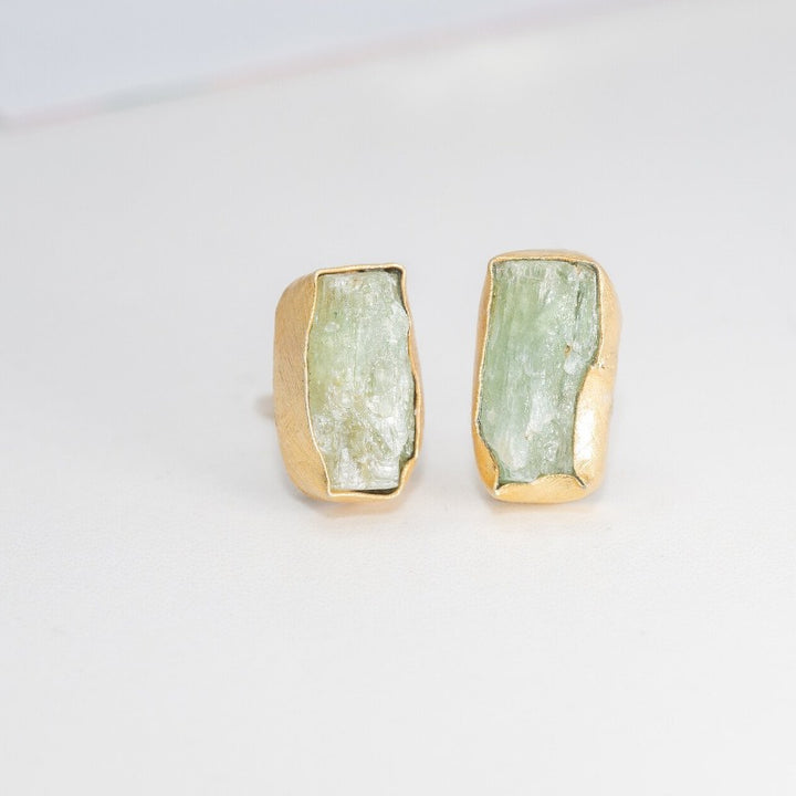 Raw Stone Studs