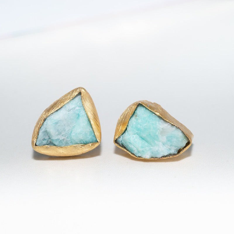 Raw Stone Studs