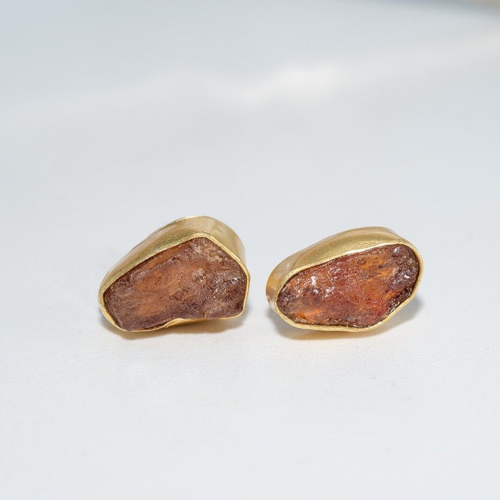 Raw Stone Studs