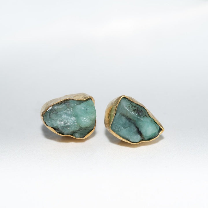 Raw Stone Studs