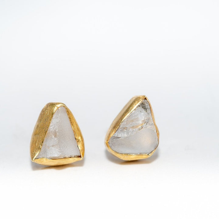 Raw Stone Studs