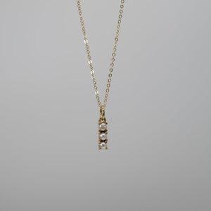 Triple Pave Necklace