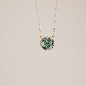 Turquoise Cushion Necklace Circle