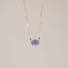 Tanzanite Cushion Necklace Oval