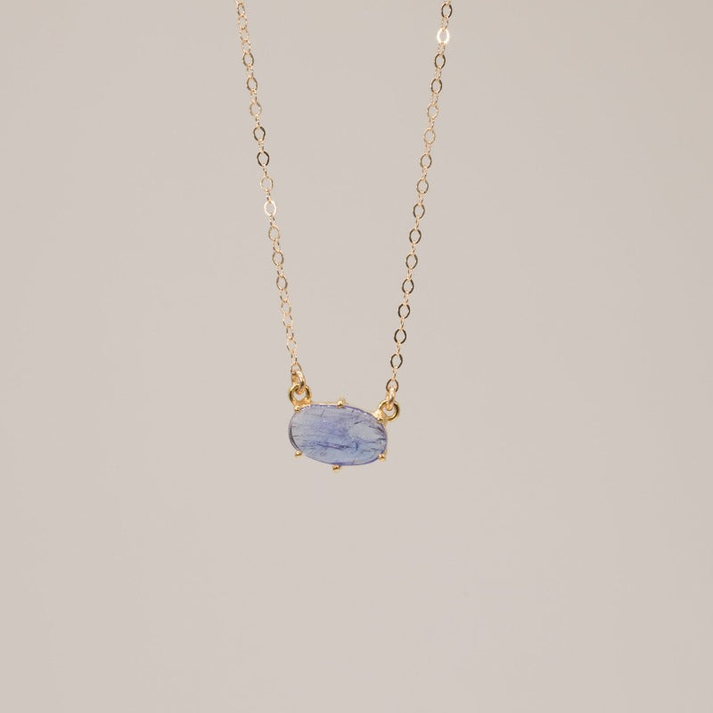 Tanzanite Cushion Necklace