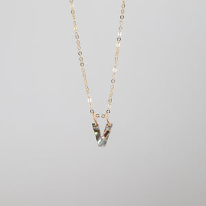 Abalone Letter Necklace