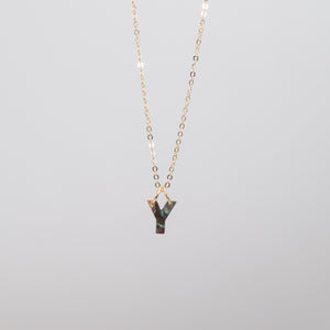 Abalone Letter Necklace