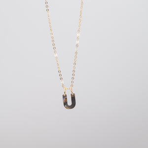 Abalone Letter Necklace