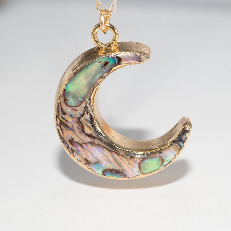 Shell Crescent Moon Necklace