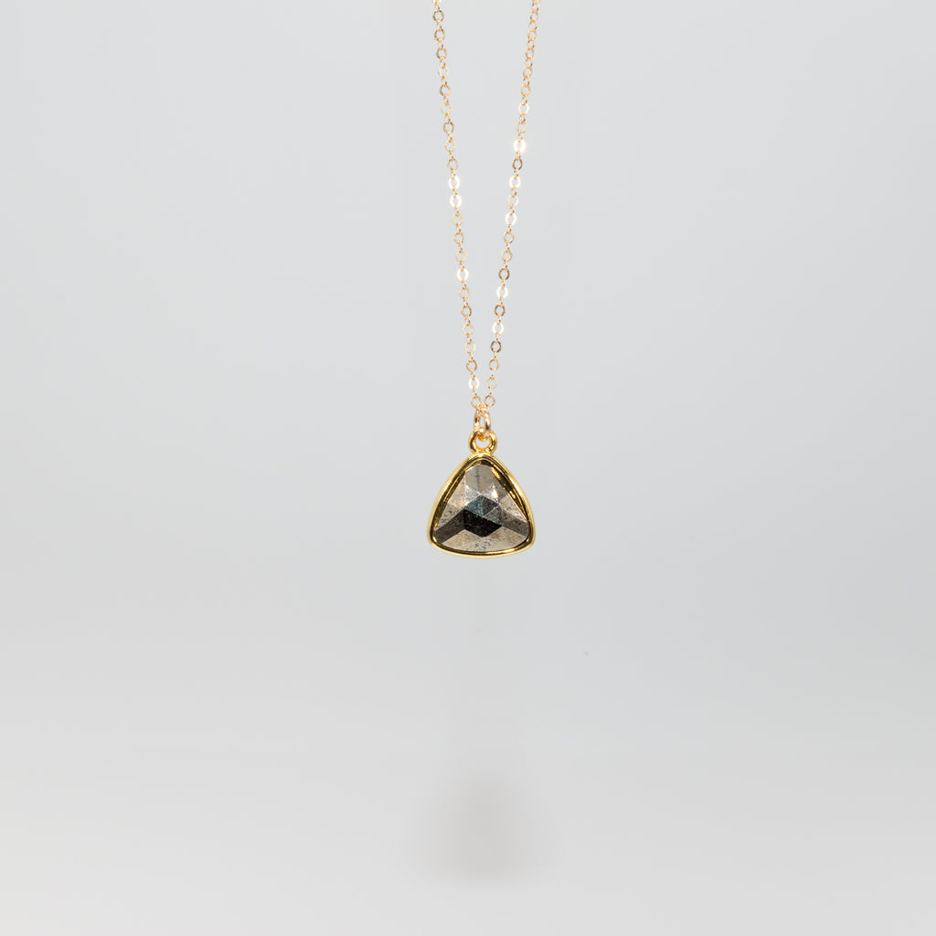 Pyrite Gem Necklace