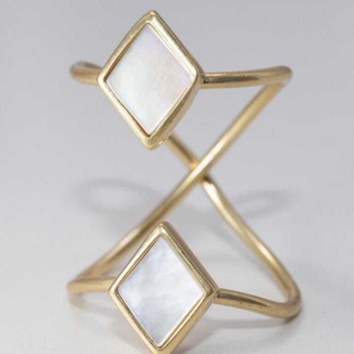 Diamond Double Duo Ring
