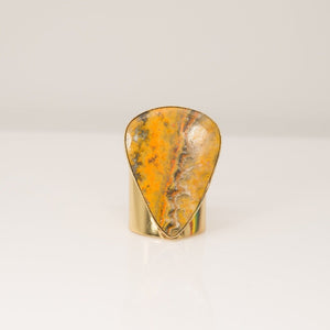 Bumble Bee Agate Ring