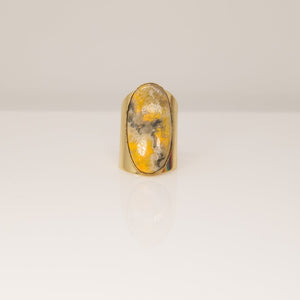 Bumble Bee Agate Ring