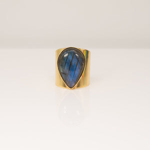 Labradorite Cuff Ring