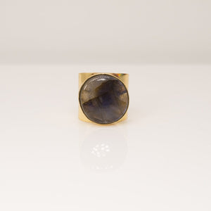 Labradorite Cuff Ring