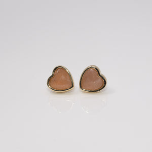 Cutie Gemlet Heart Studs