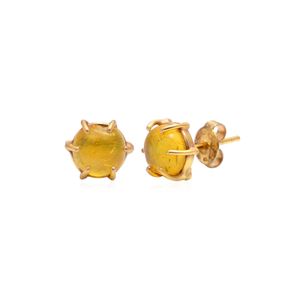 Queen Amber studs