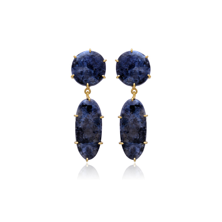 Queen Prong Drop Earrings