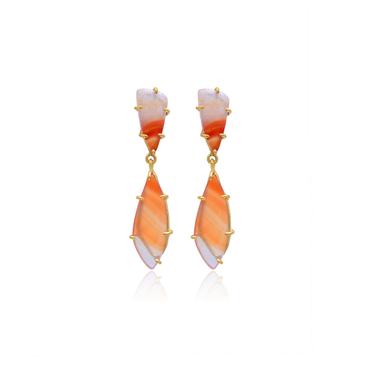 Queen Prong Drop Earrings