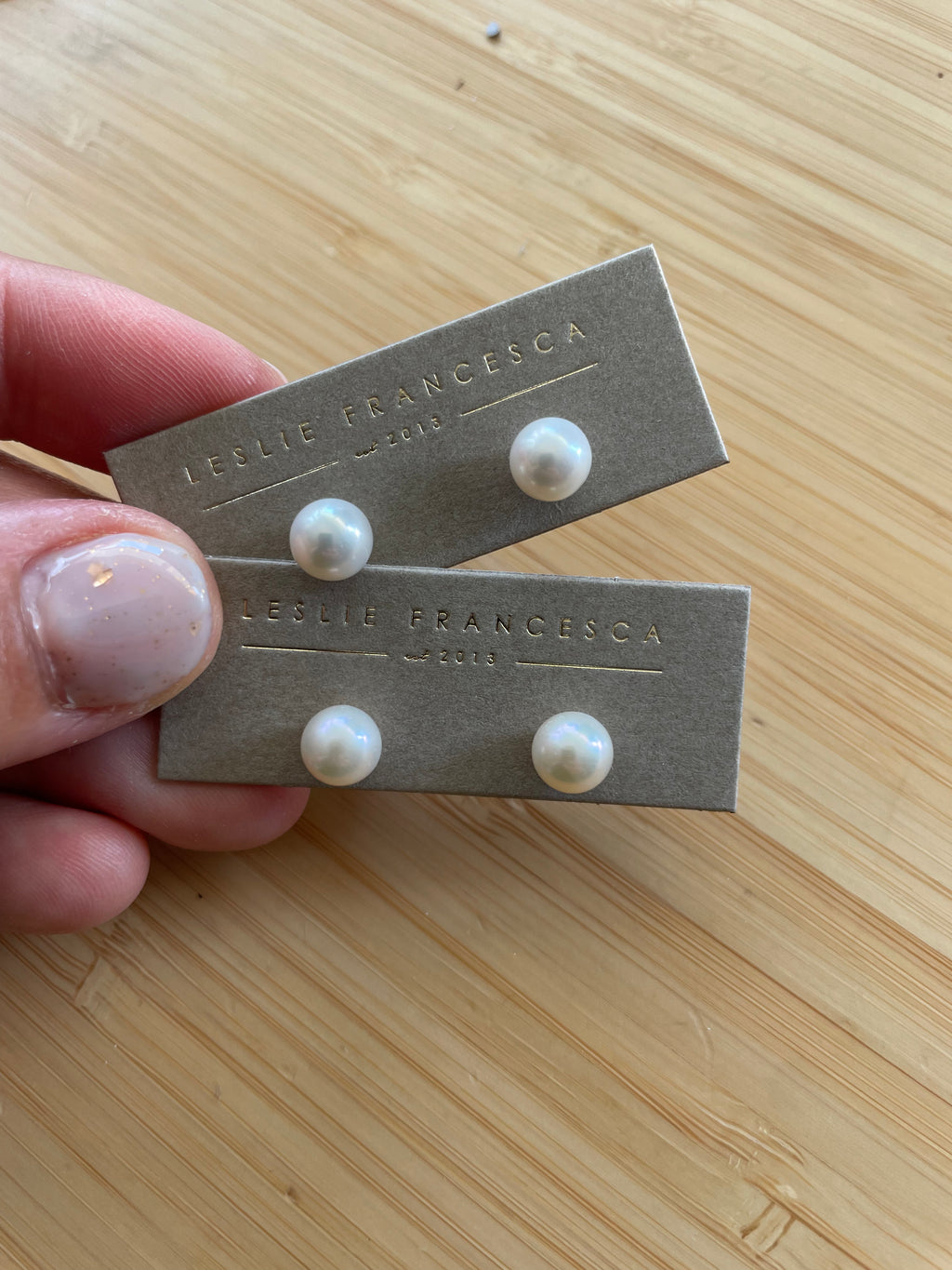 Leslie sales francesca earrings