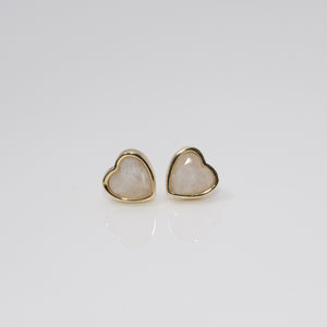 Cutie Gemlet Heart Studs