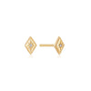 Gold Diamond Sprinkle Studs